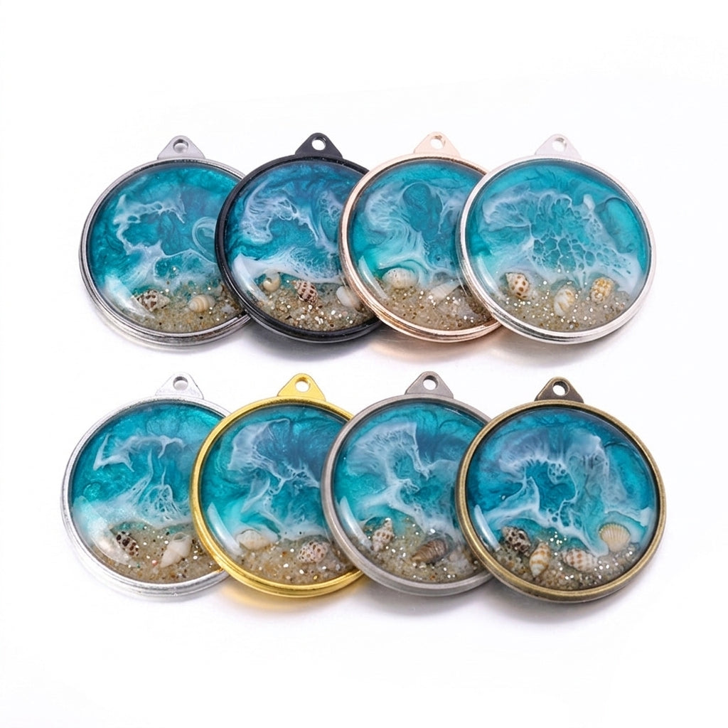 Custom Metal Bezels for Resin Art Projects | OEM Jewelry Supply Manufacturer JS088