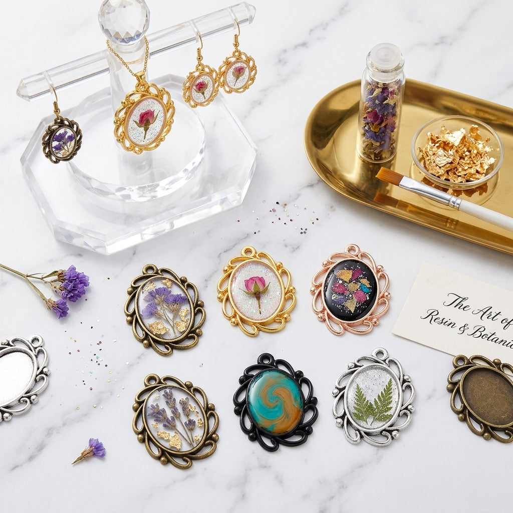 Decorative Gold Metal Open Frames for Resin Art Projects | Bulk Order Supplier