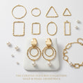 Metal Bezels for Resin Casting | DIY Jewelry Frame Supplies Bulk Wholesale JS076