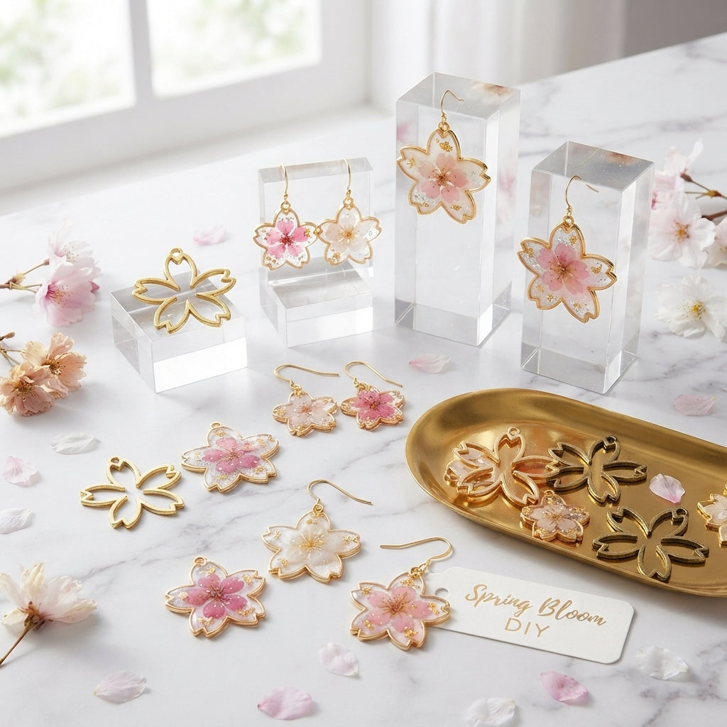 Gold Metal Pendant Bezels for Resin Casting Crafts | Wholesale Jewelry Making Supplies JS117