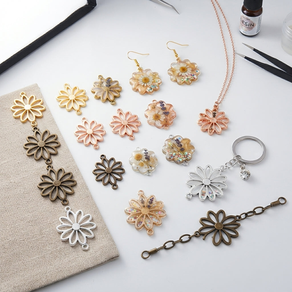 Decorative Metal Frames for Resin Crafts | DIY Jewelry Making Supplies Wholesale