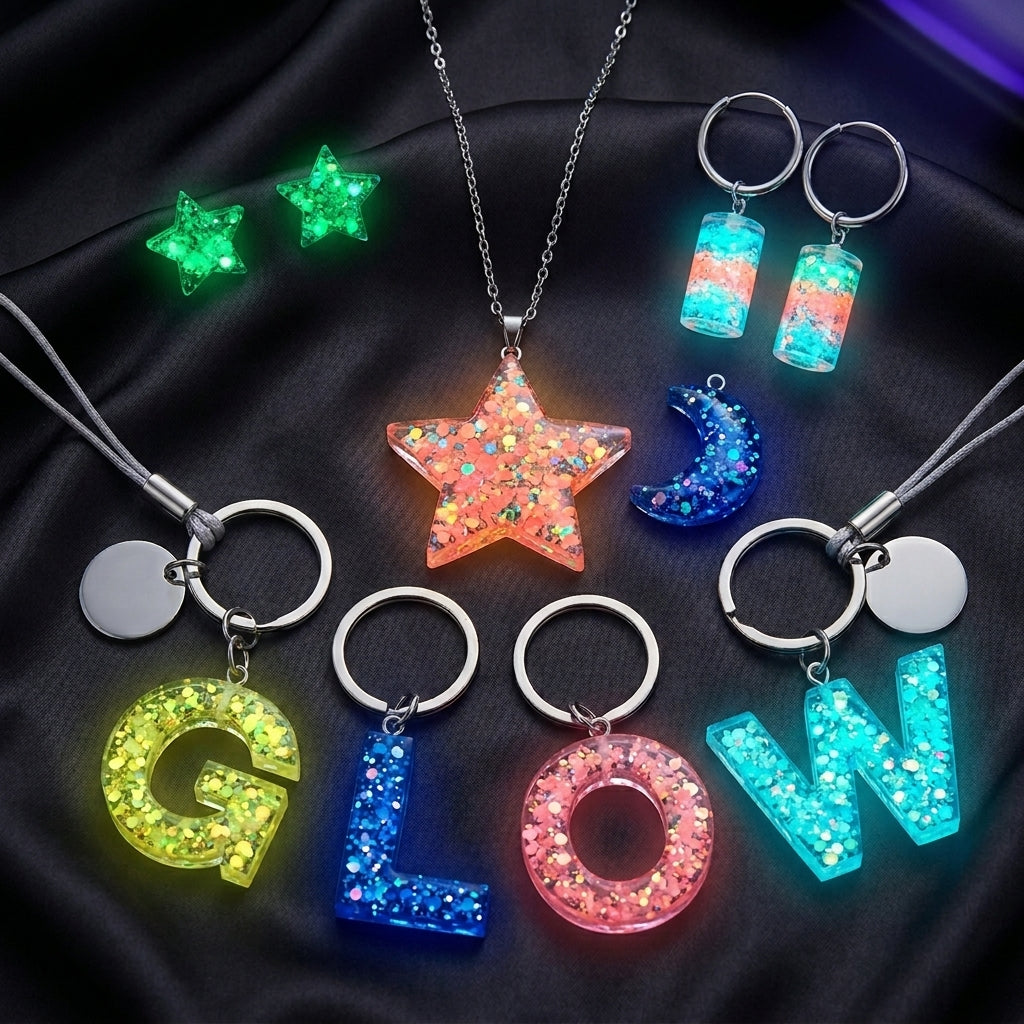 Glow in the Dark Resin Pigment Powder Resin Art, Jewelry and DIY Crafts