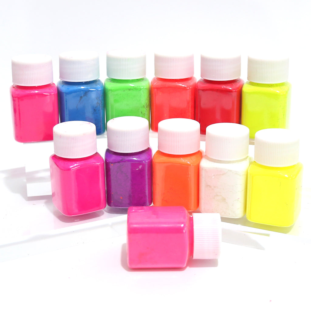Fluorescent Pigment Powder for Resin Art and DIY Crafts