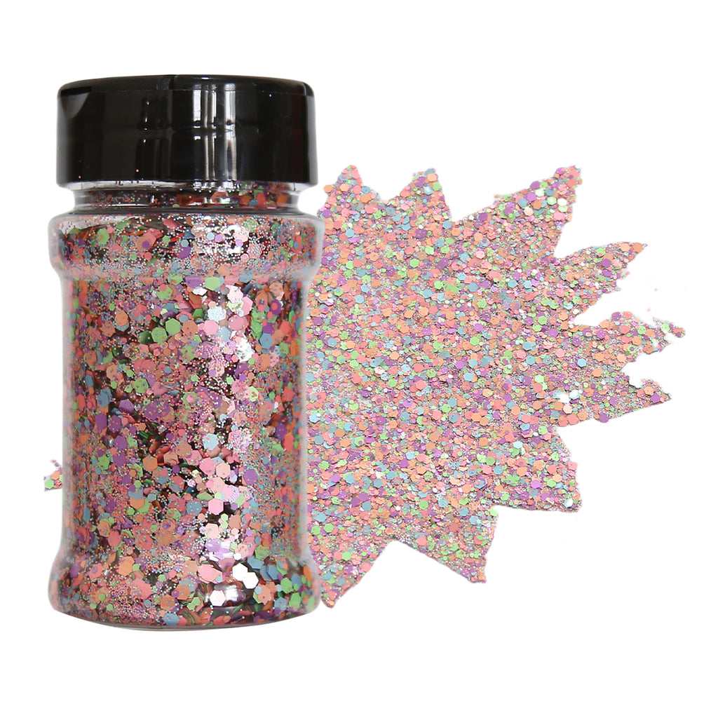 Pearl Shine Chunky Glitter Mix for Resin Art Projects and Bulk Orders