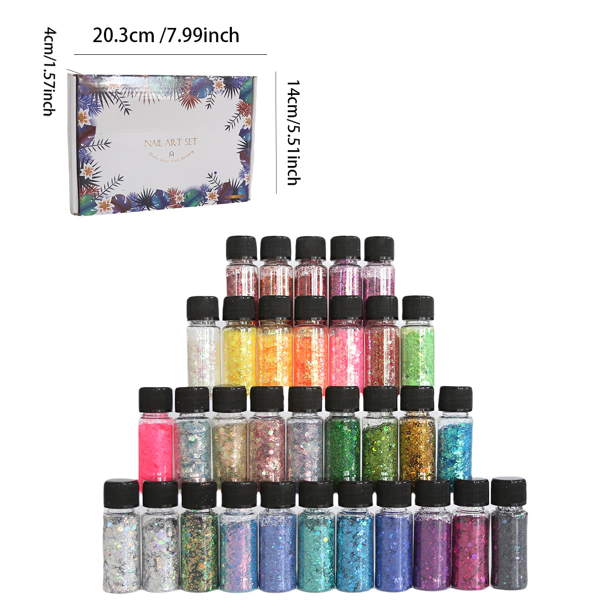 Wholesale 32 Colors Glitter Set for Epoxy Resin Art & DIY Crafts