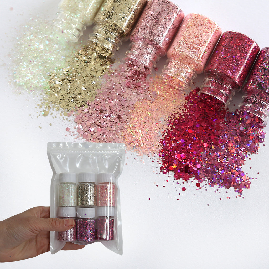 Wholesale Chunky Glitter Flakes for Epoxy Resin & Nail Art