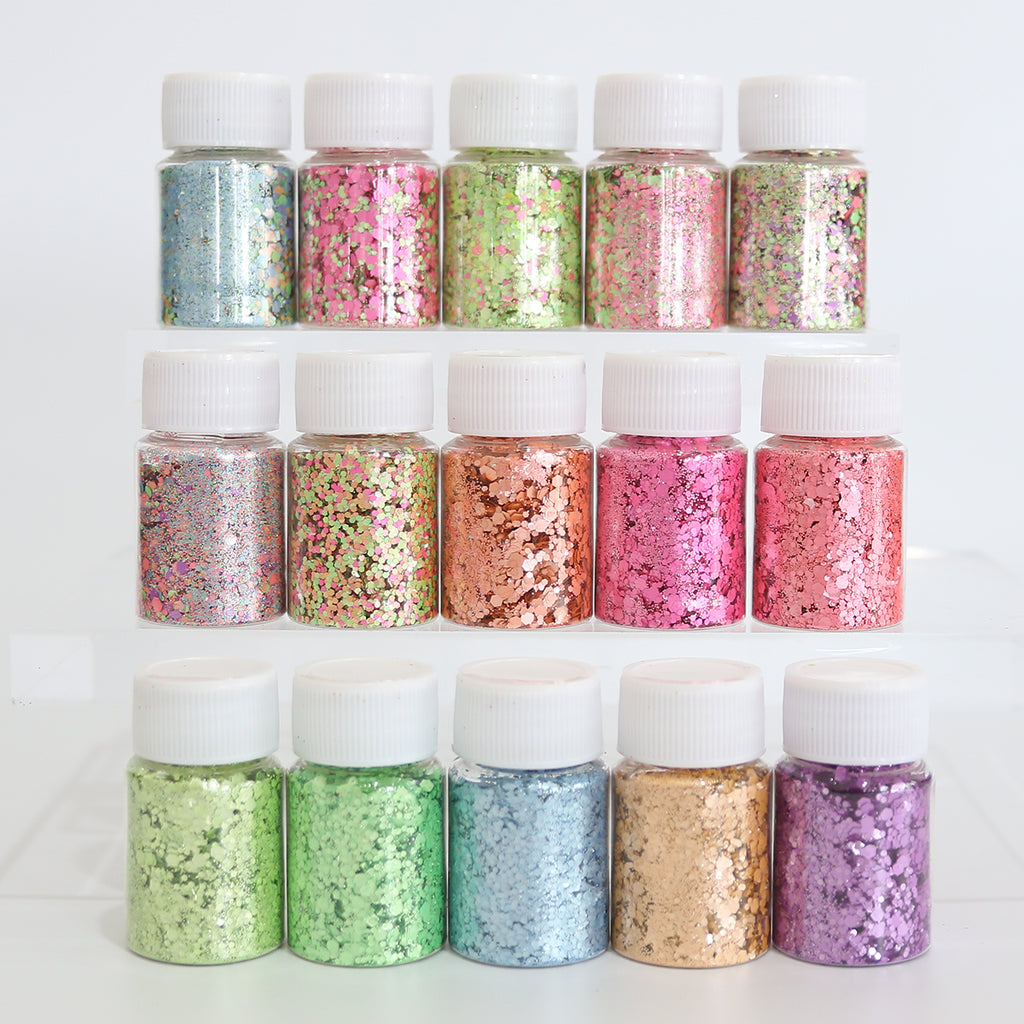 Chunky Glitter Set for Resin Coasters, Trays and DIY Craft Kits