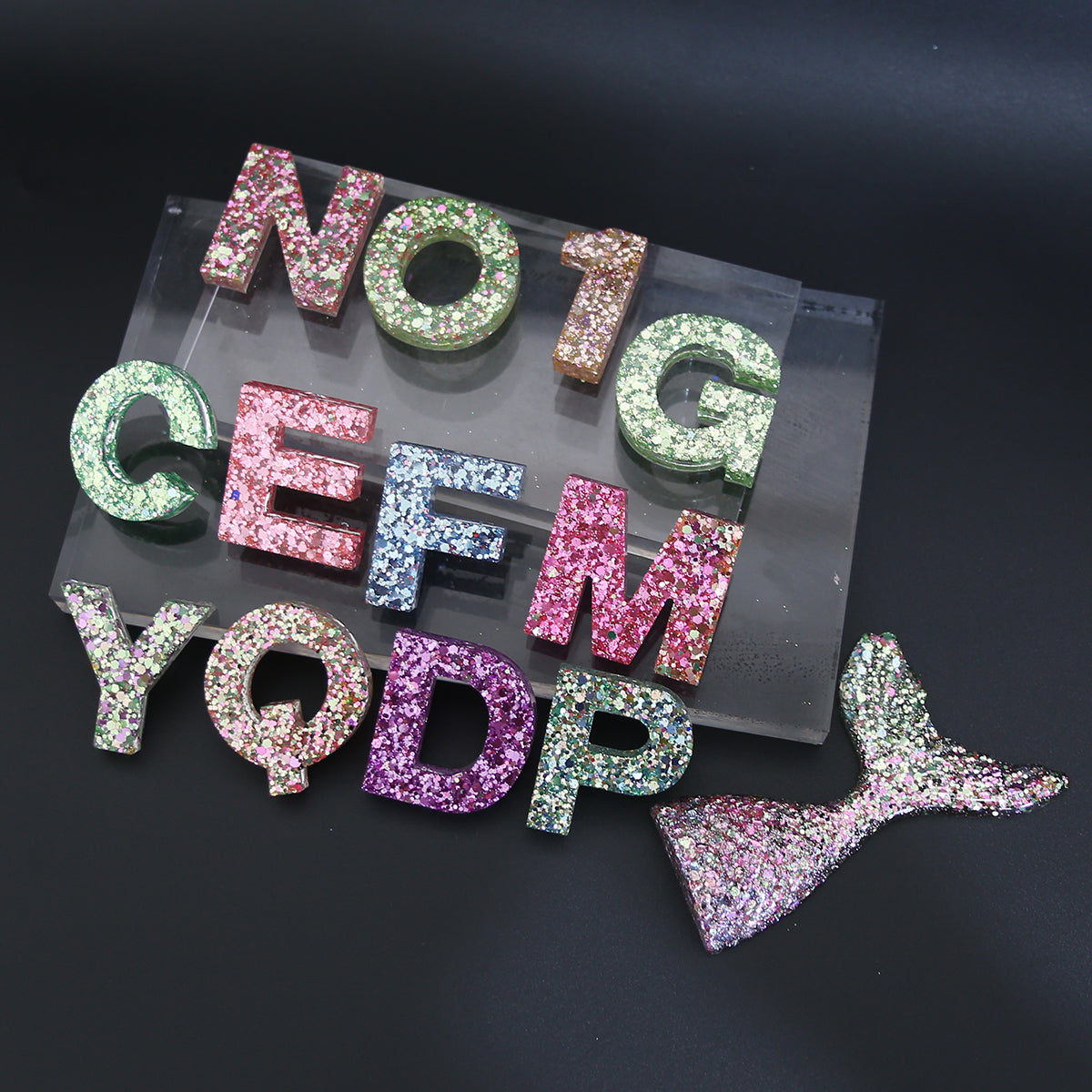 Chunky Glitter Set for Resin Coasters, Trays and DIY Craft Kits