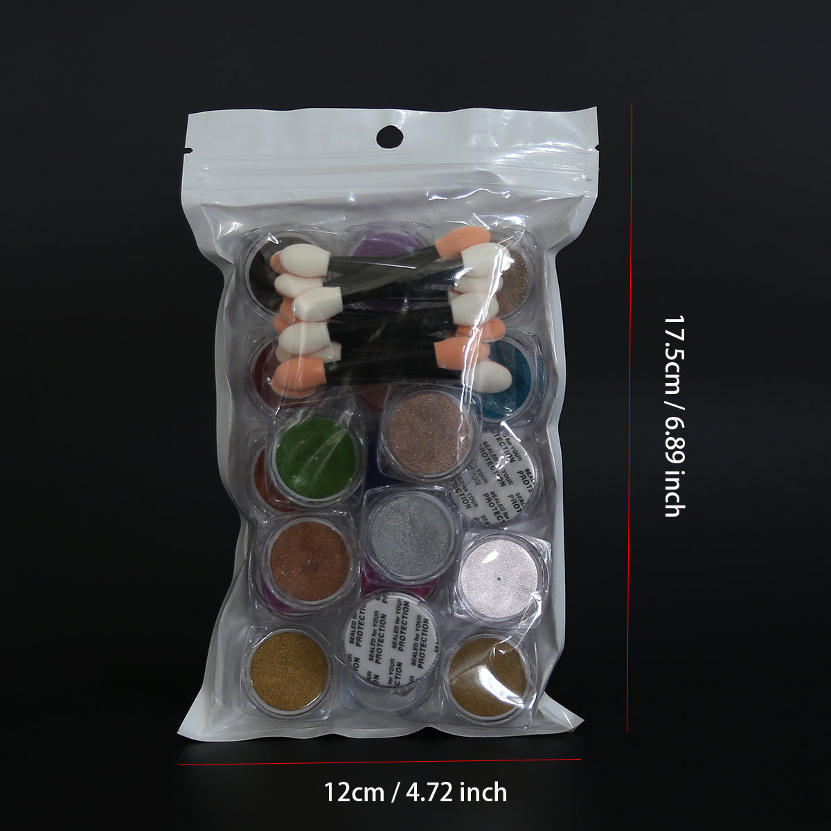20 Colors Chrome Pigment Powder Set for Resin Crafts and DIY Projects