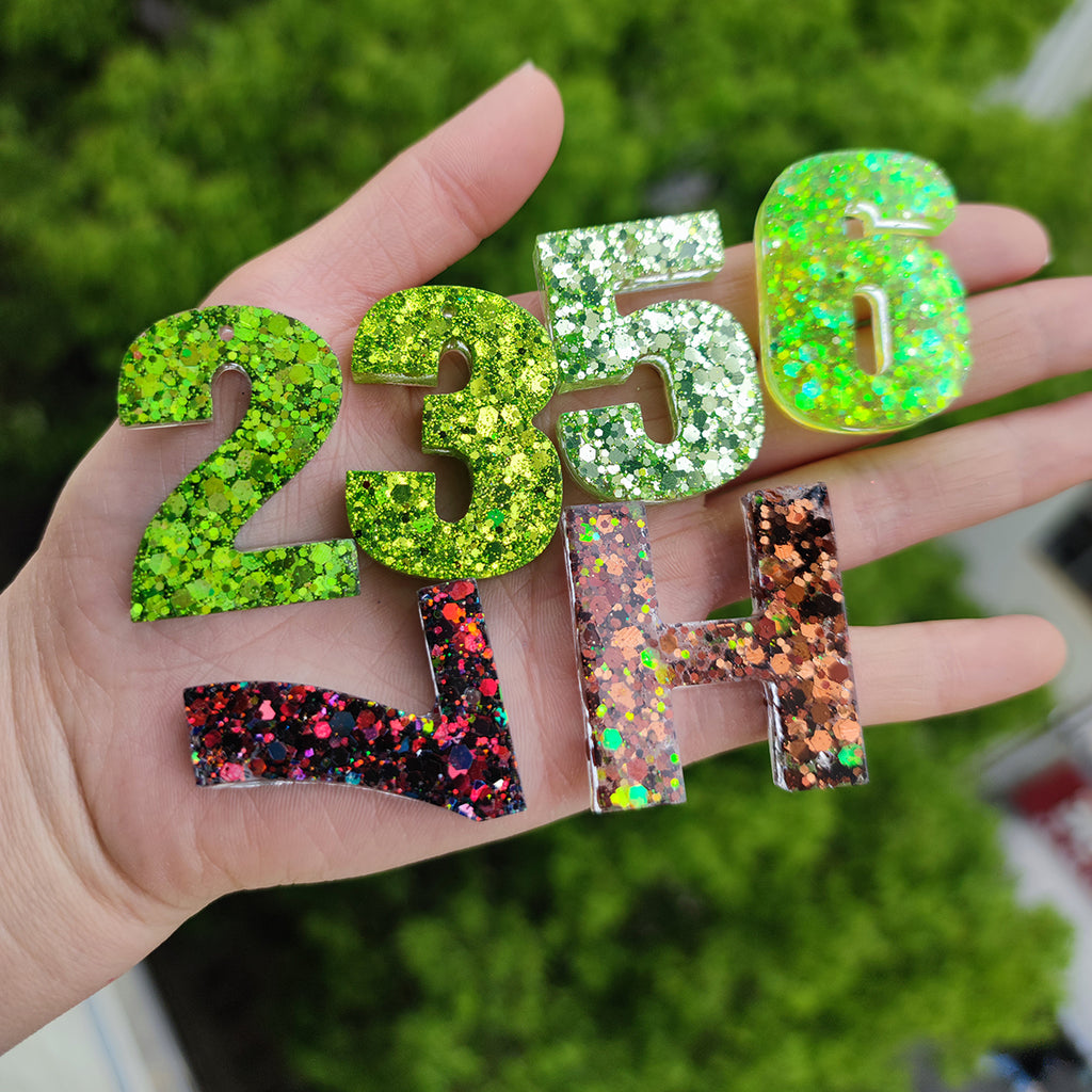 6pcs Iridescent Chunky Glitter Mix for Resin Art Projects and Bulk Orders