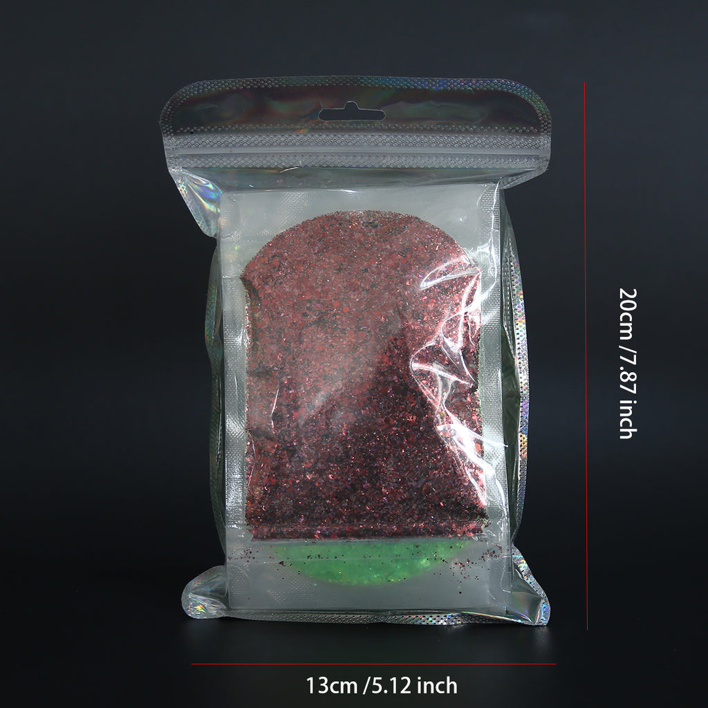 6pcs Iridescent Chunky Glitter Mix for Resin Art Projects and Bulk Orders
