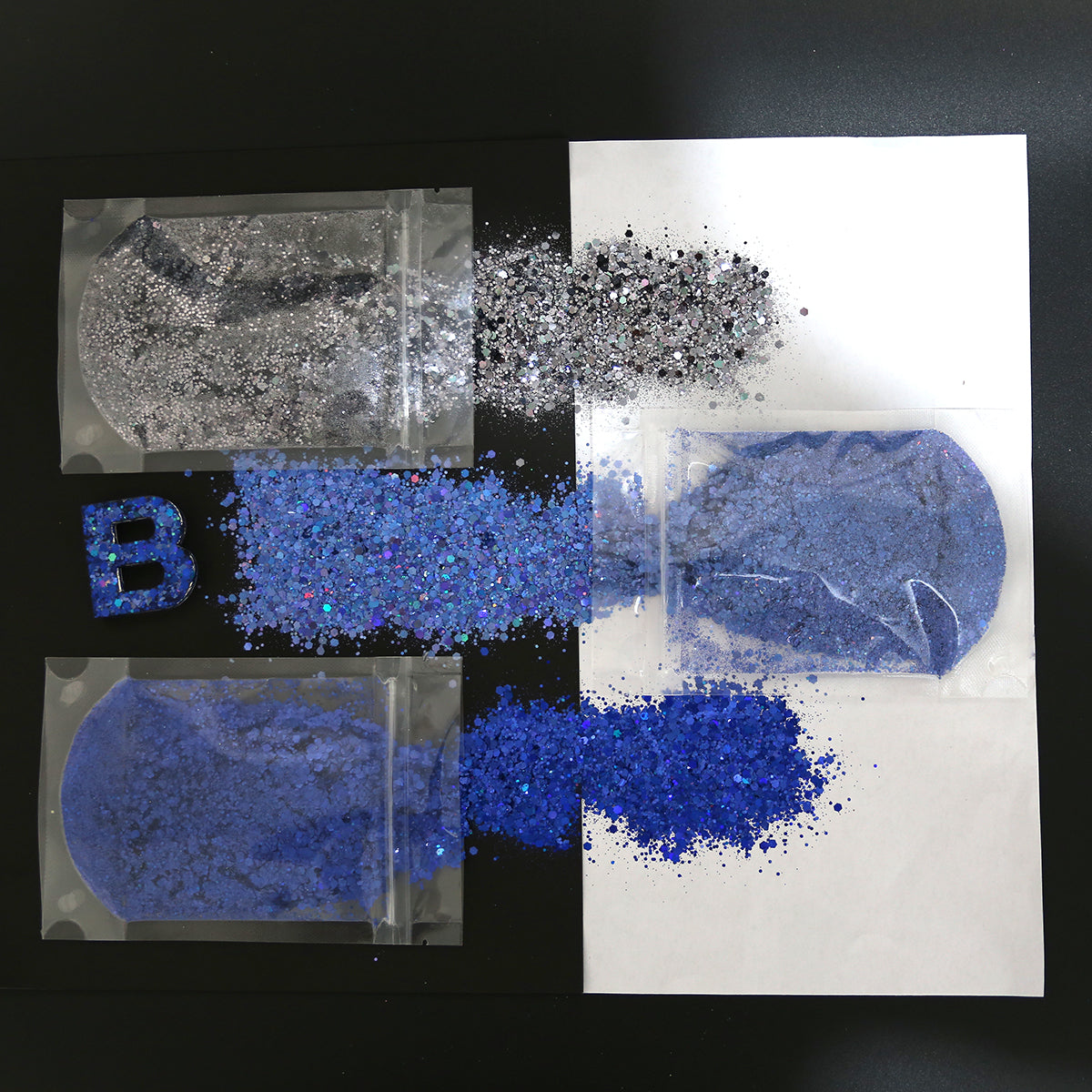 6pcs Laser Glitter Flakes for Resin Jewelry Making with Low MOQ Supply