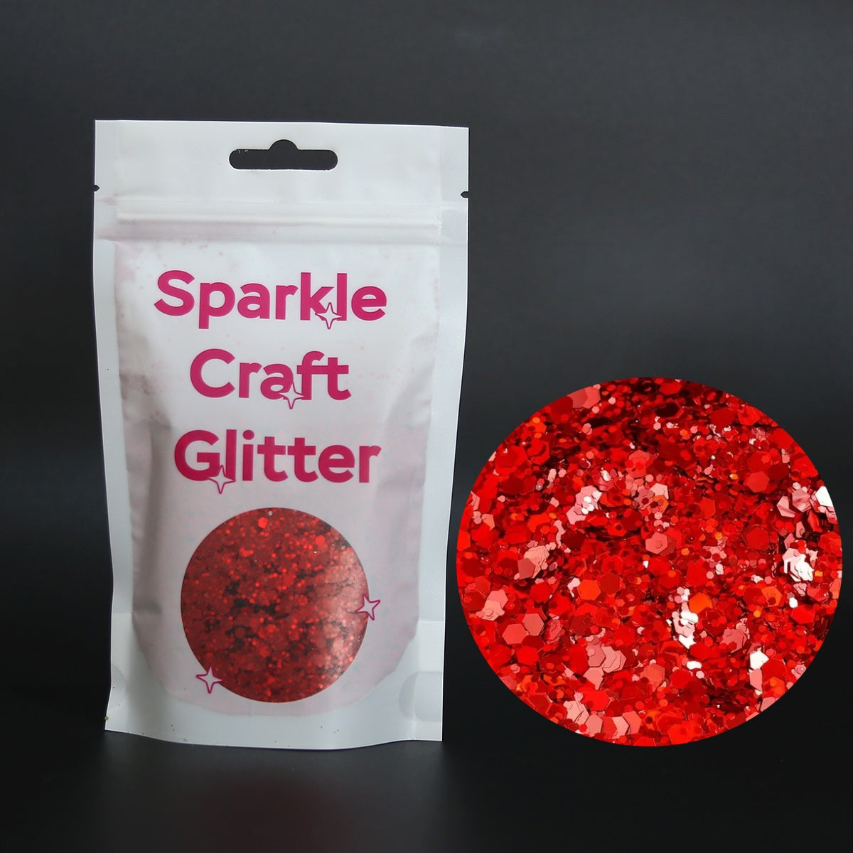 100g Chunky Glitter Set for Resin Coasters, Trays and DIY Craft Kits