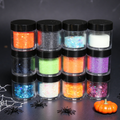 Holloween Theme 10pcs Glitter Mix for Resin Jewelry and Keychains