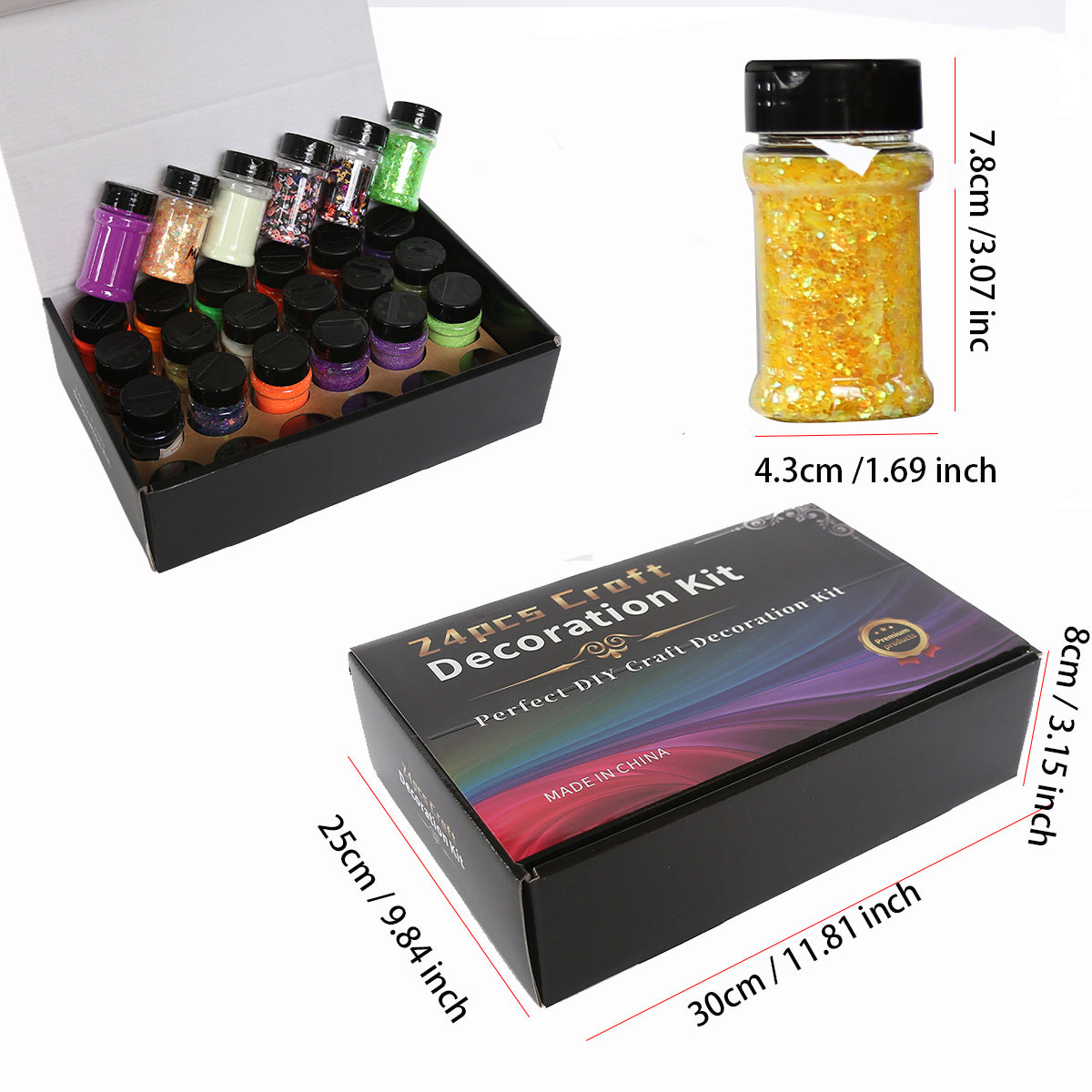 Holloween Theme Glitter Mix set for Resin Jewelry and Keychains