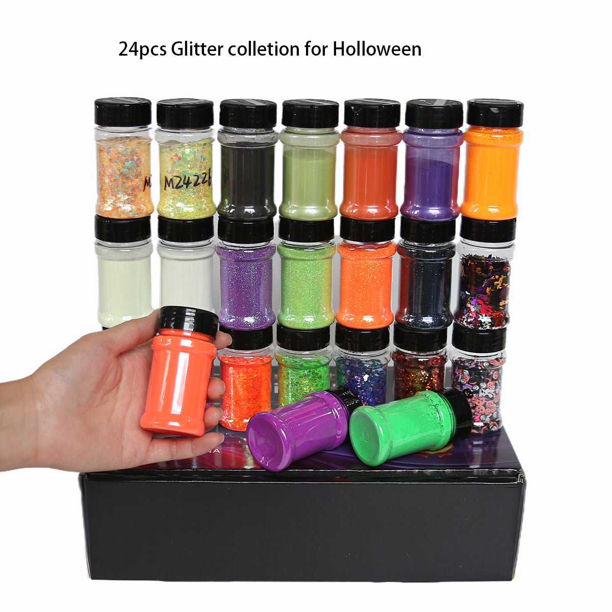 Holloween Theme Glitter Mix set for Resin Jewelry and Keychains