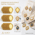 Vintage Style Metal Charm Frames for Resin Casting | Factory Direct Wholesale Supply