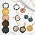 Custom Shape Metal Bezels for Resin Crafts | OEM ODM Jewelry Frame Manufacturer JS147