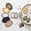 Key Shape Metal Frames for Resin Pendant Making | Wholesale Craft Accessories Supplier