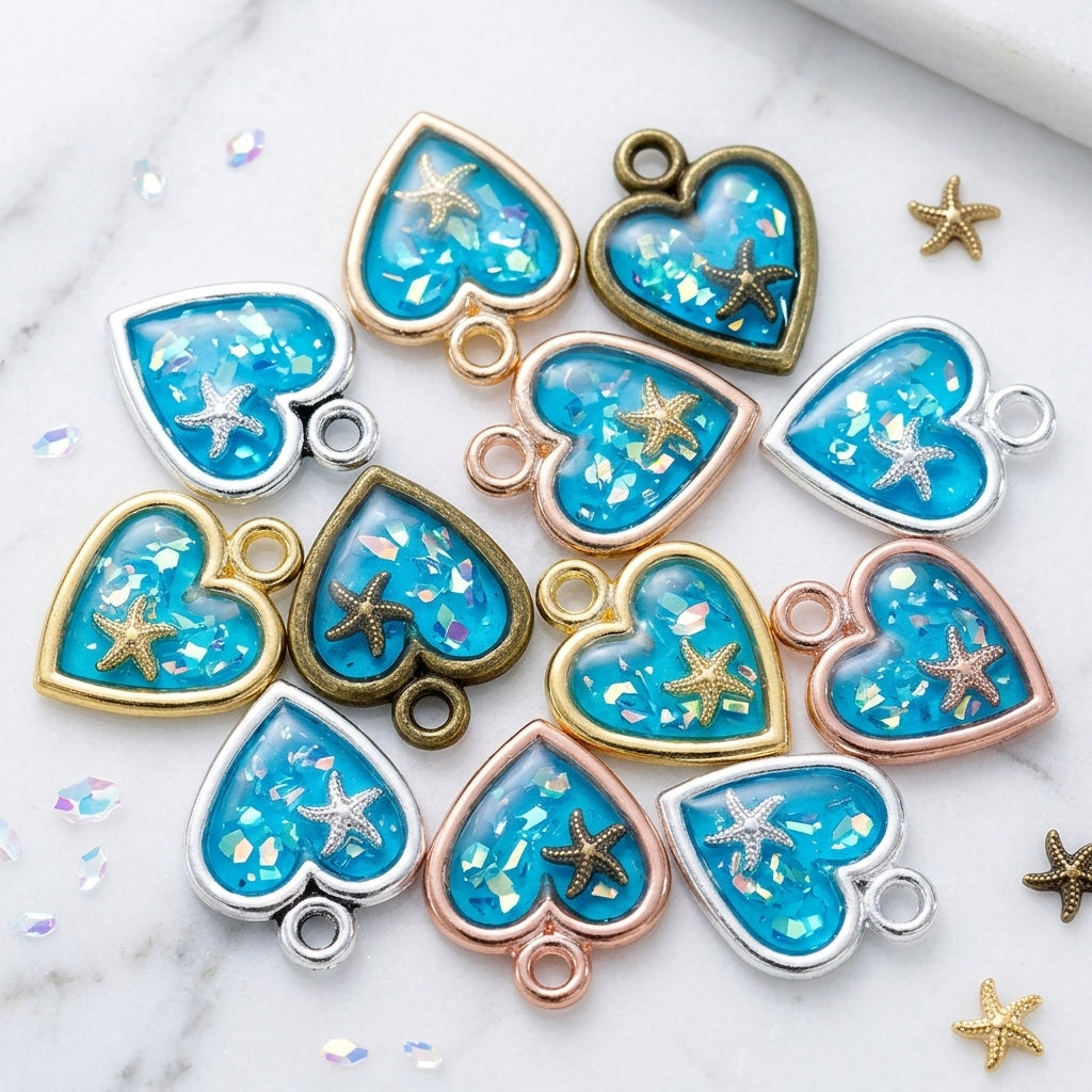 Wholesale Resin Jewelry Frames | Metal Bezels for Handmade Pendant Production