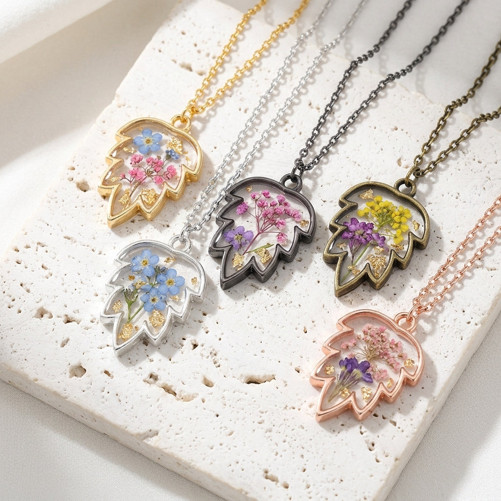 Wholesale Metal Bezels for Resin Jewelry Making | DIY Pendant Frame Supplies JS094