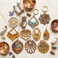 Wooden Open Frame Bezels for Epoxy Resin Crafts | Handmade Jewelry Making Accessories