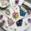 Wholesale Metal Bezels for Resin Jewelry Making | DIY Pendant Frame Supplies JS094