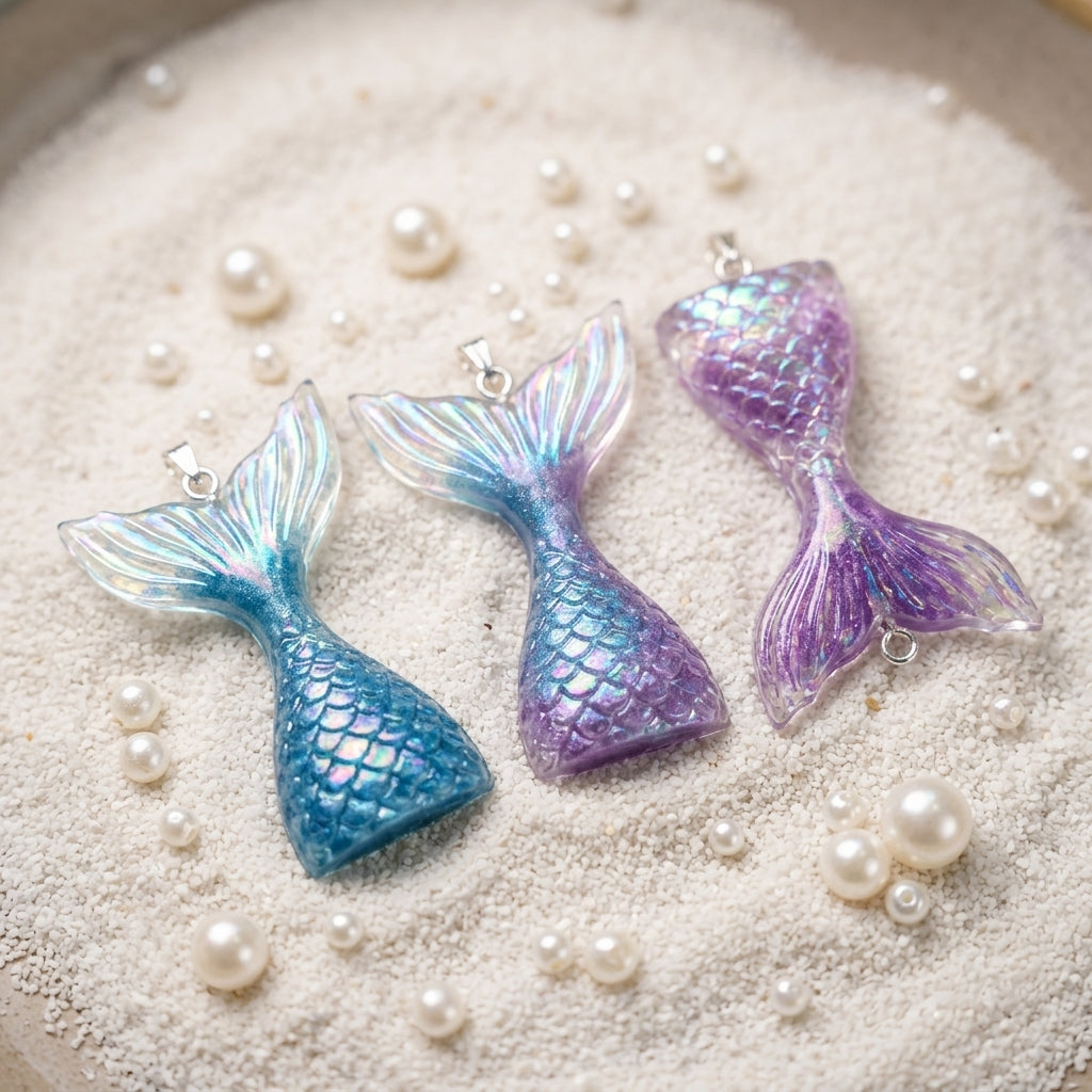 Ocean Mermaid Mica Powder Set of 8 Vibrant Colors for Epoxy Resin Crafts Making Jewelry | Low MOQ