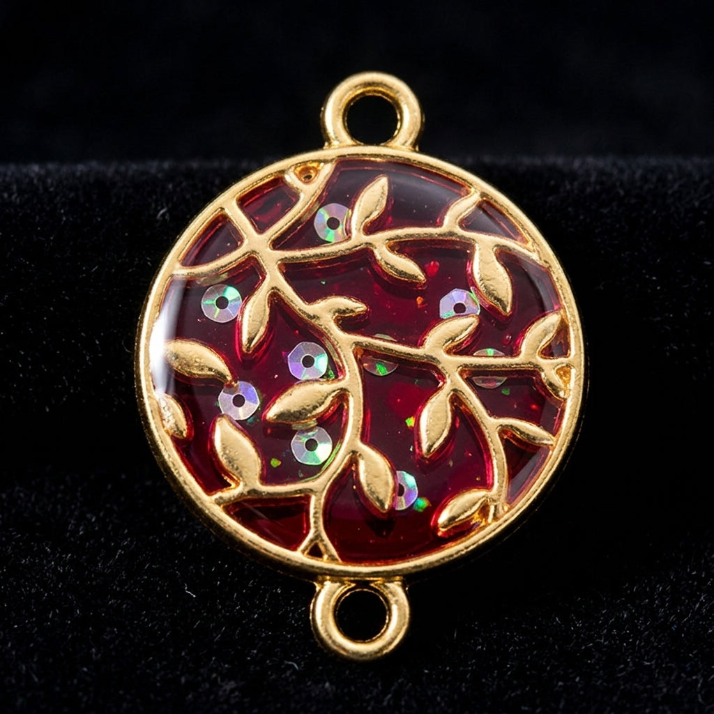 Custom Metal Bezels for Resin Jewelry | OEM ODM Pendant Frame Manufacturer JS105