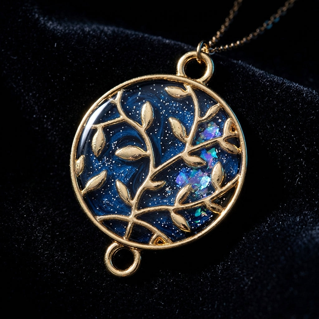 Custom Metal Bezels for Resin Jewelry | OEM ODM Pendant Frame Manufacturer JS105