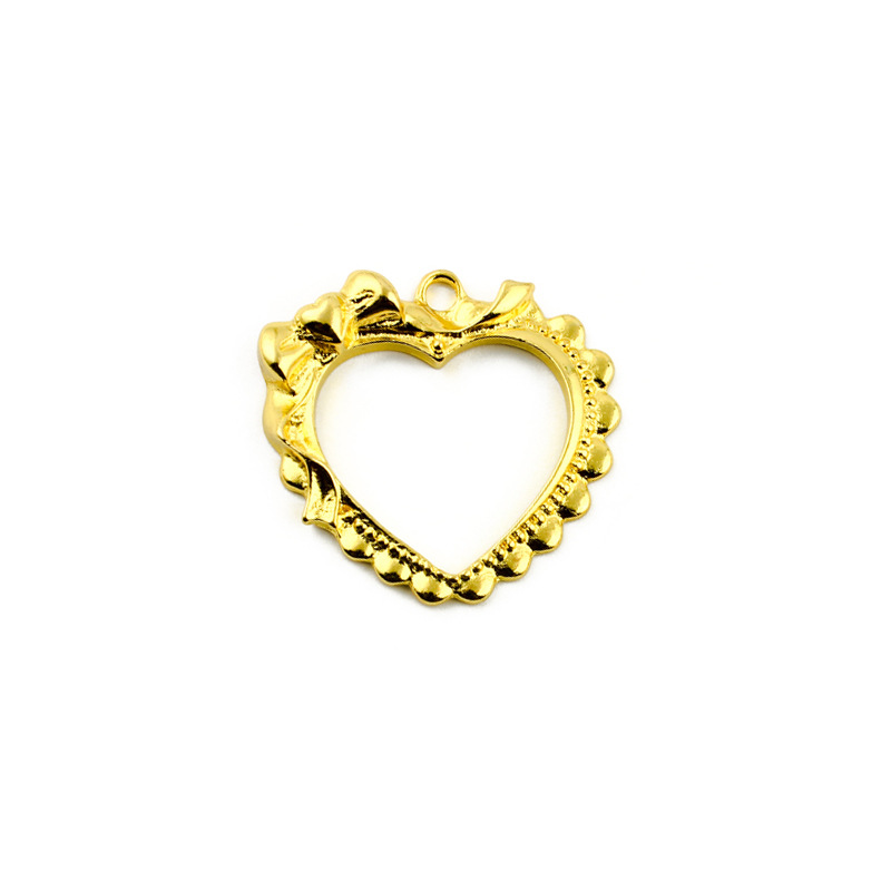 Gold Open Back Bezels for Resin Casting Jewelry and Handmade Designs JS055