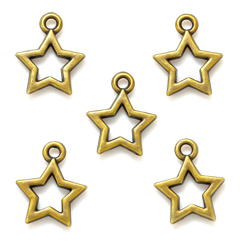 Assorted Shape Metal Bezels for Resin Art | Heart Star Moon Pendant Blanks