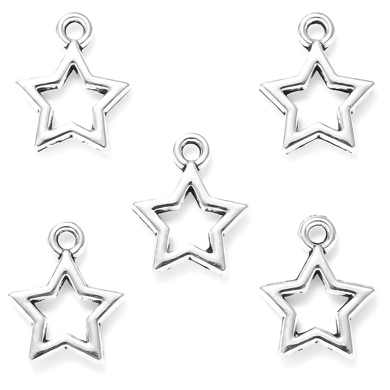 Assorted Shape Metal Bezels for Resin Art | Heart Star Moon Pendant Blanks