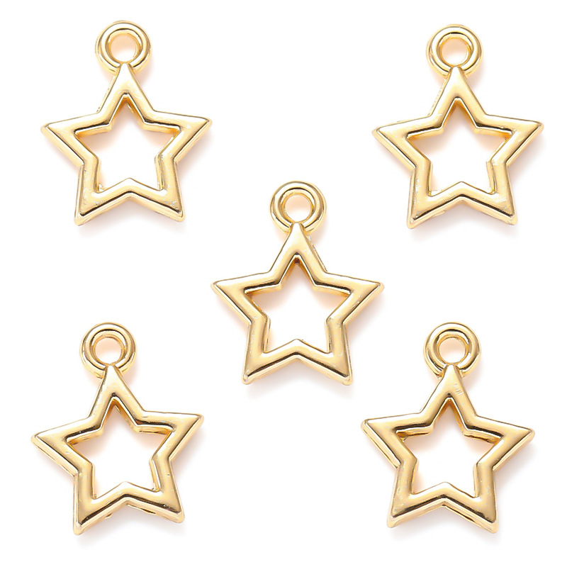 Assorted Shape Metal Bezels for Resin Art | Heart Star Moon Pendant Blanks