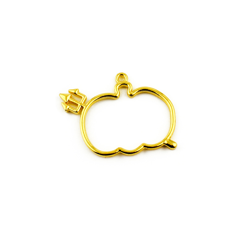 Gold Metal Bezels Frames for Epoxy Resin Pendants and DIY Crafts JS051