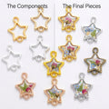 Wholesale Empty Pendant Frames | Metal Bezels for Resin Casting Jewelry JS111