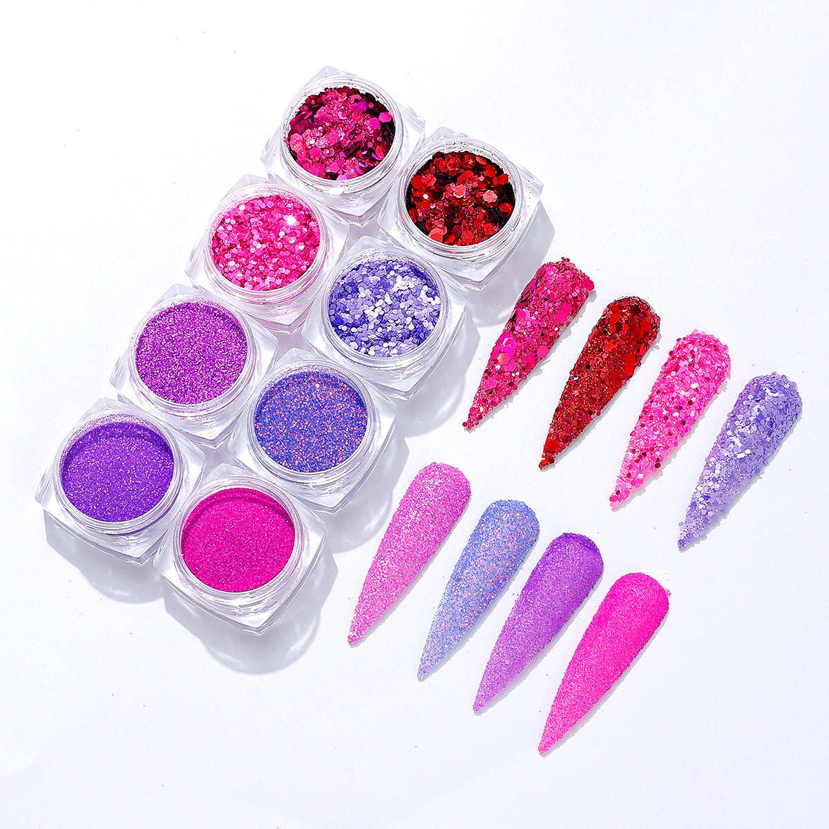 Mixed Shape Glitter Flakes for DIY Resin Crafts and Private Label