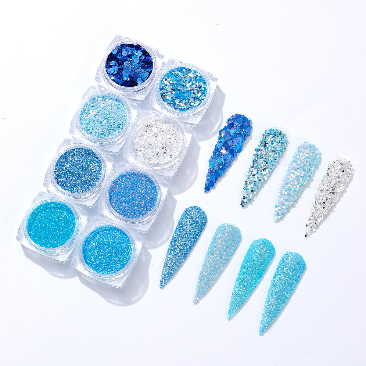 Mixed Shape Glitter Flakes for DIY Resin Crafts and Private Label