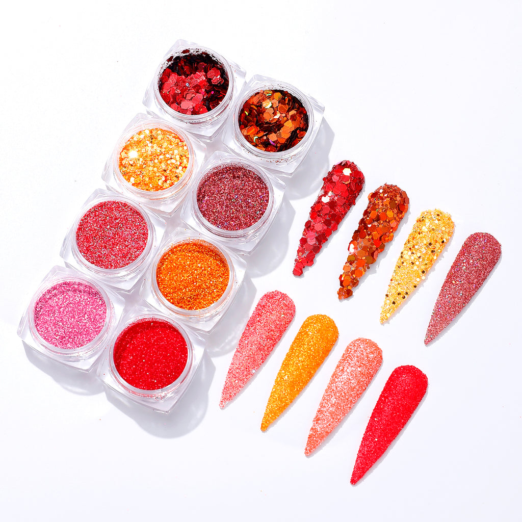 Mixed Shape Glitter Flakes for DIY Resin Crafts and Private Label