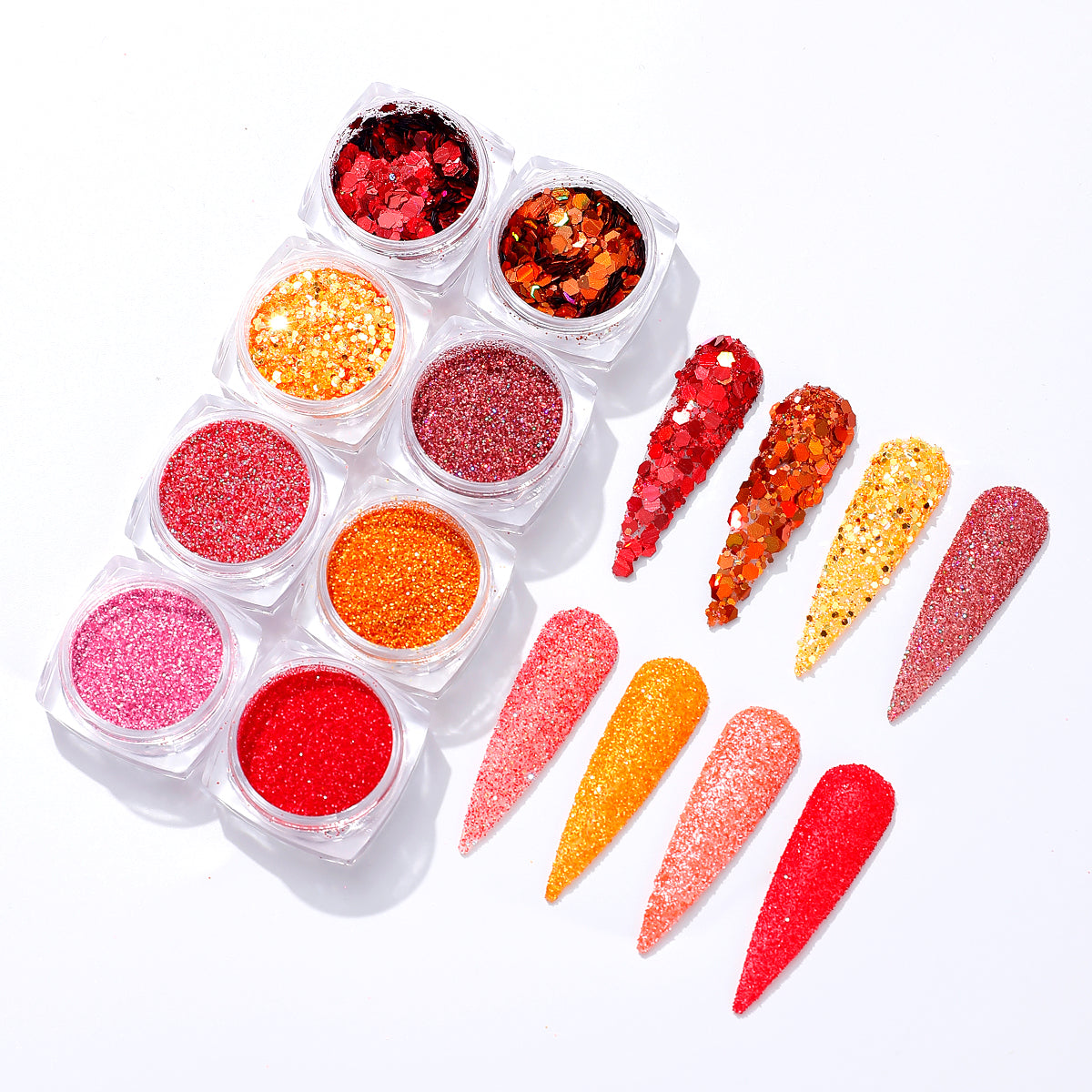 Mixed Shape Glitter Flakes for DIY Resin Crafts and Private Label