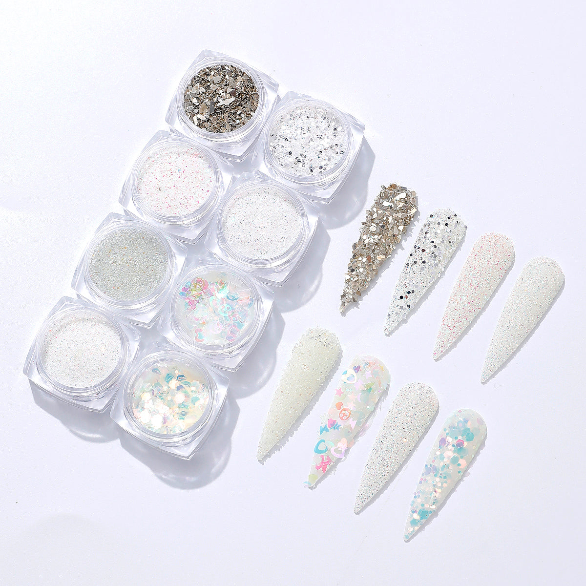 Mixed Shape Glitter Flakes for DIY Resin Crafts and Private Label